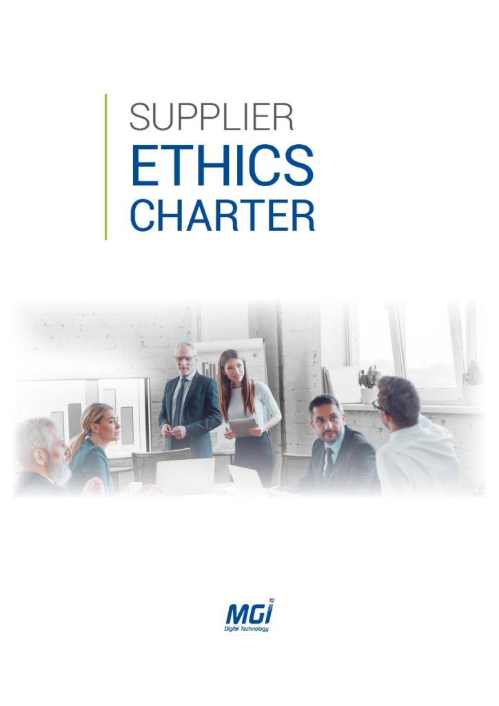 photo of MGI Digital Technology's graphic charter