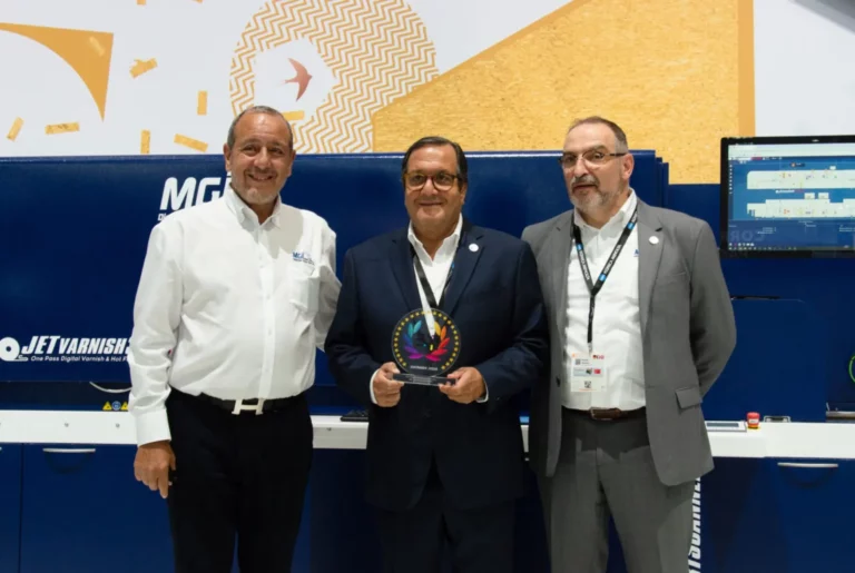 Drupa 2024 – Un EDP Award pour l’ennoblissement numérique de MGI Digital Technology