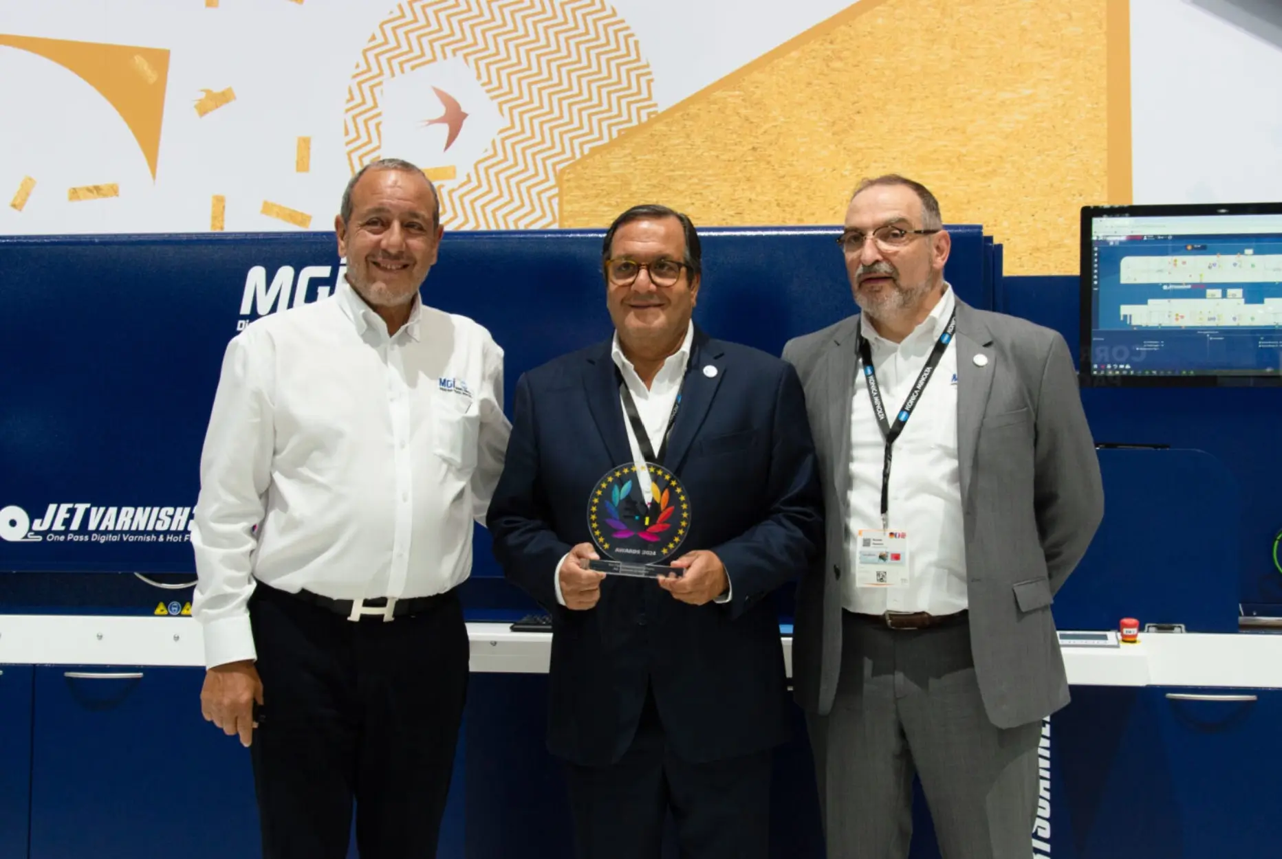 Drupa 2024 - EDP Award for digital finishing from MGI Digital Technology