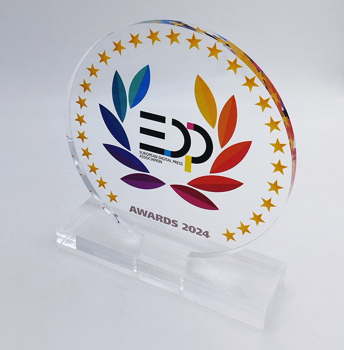 MGI JETvarnish 3D Web 400 wins EDP Award