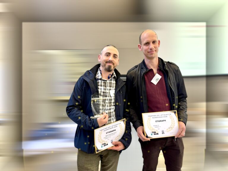 ETIGRAPH remporte le Trophée 2026 de l’Étiquette Numérique avec MGI & Konica Minolta